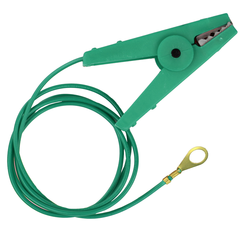 Energiser to Earth Stake Connection Cable With Crocodile Clip 