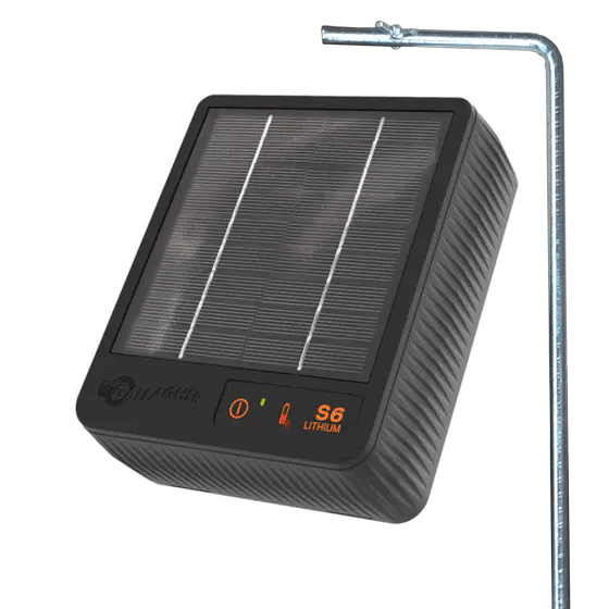 Gallagher S6 Solar Energiser & FREE Earth Stake
