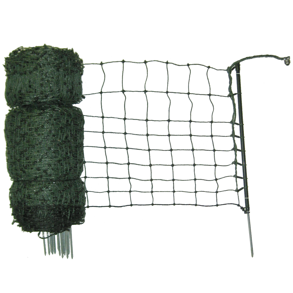 50m Green Electric Netting For Rabbits