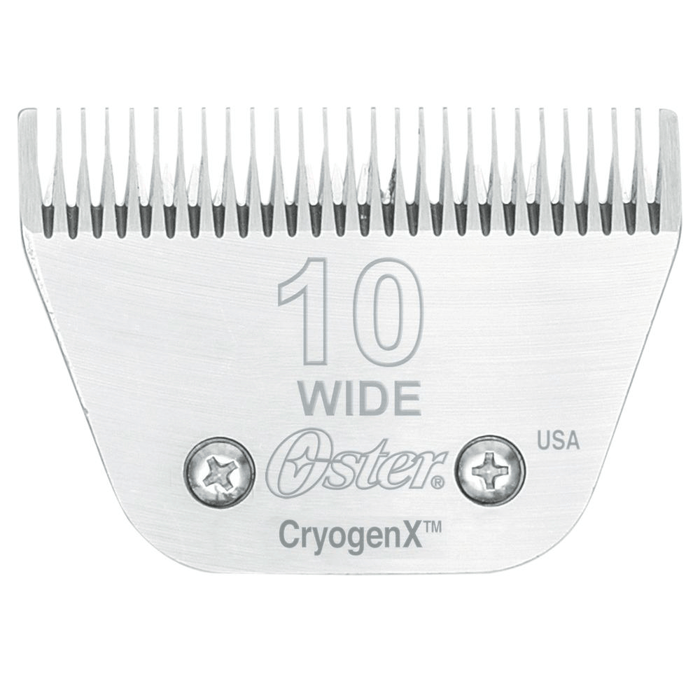 Oster Cryogen-X No. 10 Wide Clipper Blade - 2.4mm 