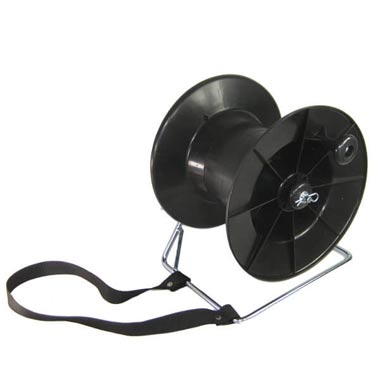 Extra Large Electric Fence Reel with Support Stand and Brake