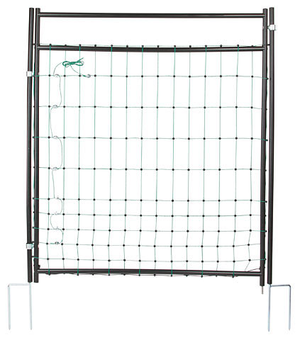 Electric Net Gate with Solid Frame