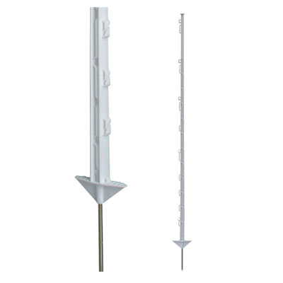White 4ft Posts With Double Footplate