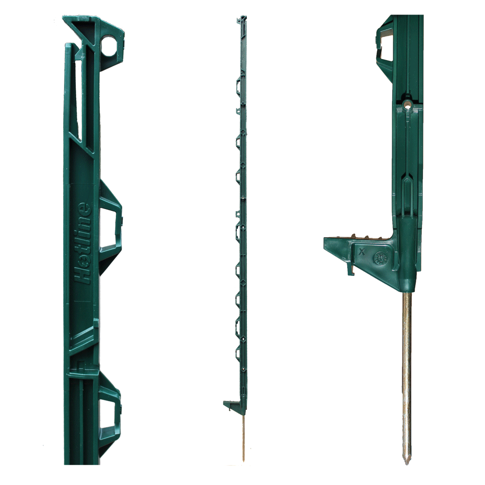 Tall Green Electric Fencing Horse Polyposts 