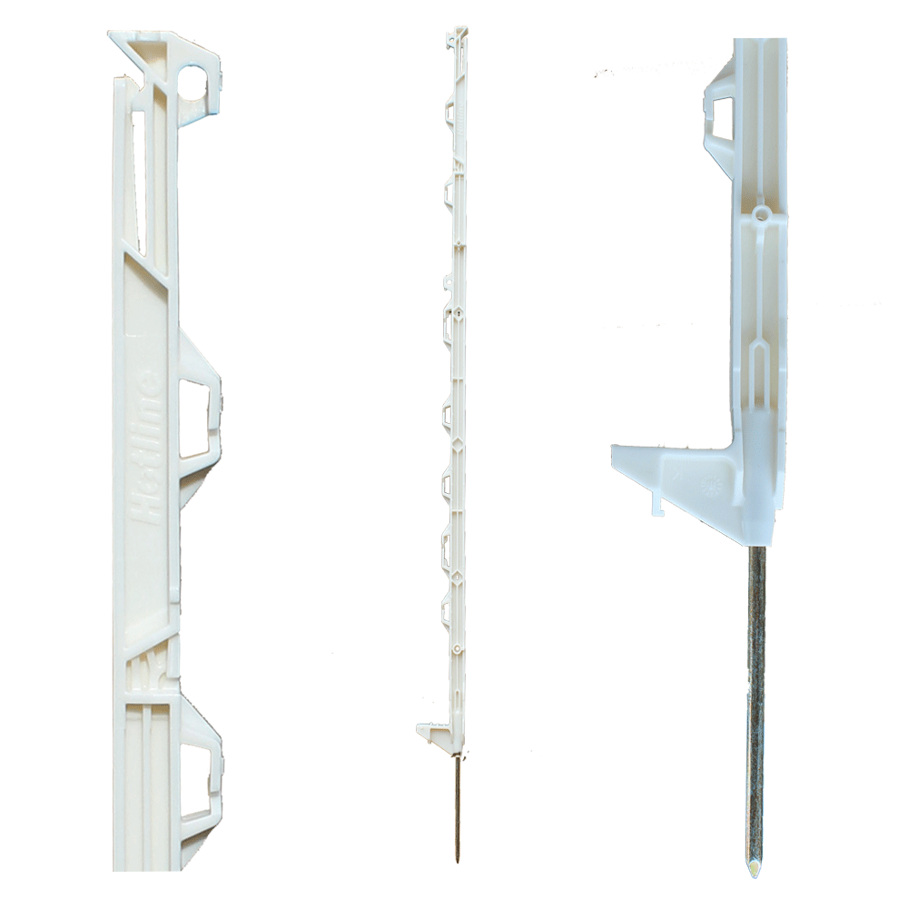 Plastic Electric Fencing Posts (White)